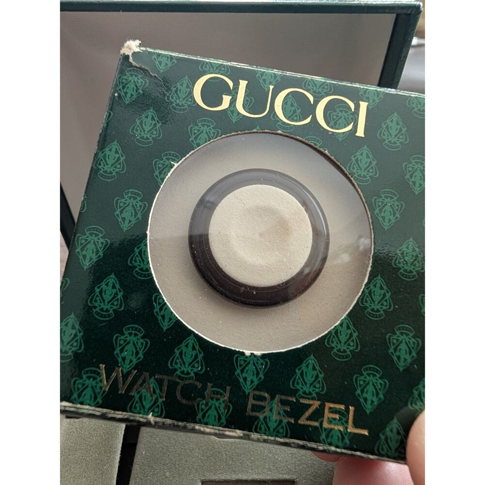 Gucci Vintage Interchangeable 23 Bezel Watch Set Lot of 2 Gold Tone Bangle Link - Picture 14 of 16